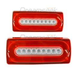 LED Tail Light For Mercedes Benz G-Class W463 G500 / G55 AMG / G550 / G63 AMG 1999-2018 Rear Fog Lamp W/ Sequential Turn Signal