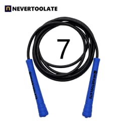 Super long 3.2 meters rope length 7mm PVC 15.5cm long handle 220 gram heavy fitness crossfit crossrope hiit skipping jump rope