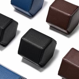 Oirlv Portable Watch Box Leather Watch Organizer Hexagon Watch Storage Box With Pillow Wristwatch Bag Birthday Gift Watch Case