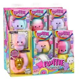 Fluffie Stuffiez Minis Plush Toy Squishy Mystery Box Tear Reveal Surprise Stress Relief Fidget Toy for Kids Birthday Gifts