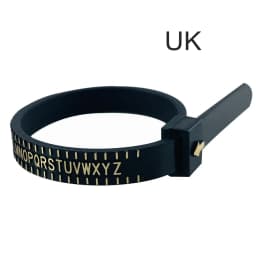 NIUPIKA Ring Sizer Measuring Tool Finger Sizer US UK EU Plastic Belt 1~13 AZ 41~76 Jewellery Measurement