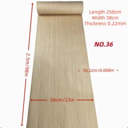 DIY High-EndTech Wood Veneer :for Wooden Refurbished Furniture Door Coffee Table Speaker Wall Panels Interior Home Decor
