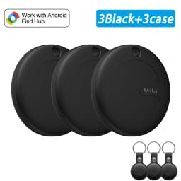 Android Only MiLi LiTag/MiTag Car Locator Anti-Lost Smart Tag Compatibility Key Bag Item Finder for Google Find Hub 1/4pcs Set