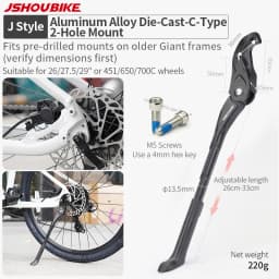 Adjustable Bicycle Kickstand Aluminum Alloy 18-24 26-29 inch Durable MTB Bicycle Side Support For Giant TREK Bicycle Accessories