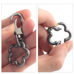 2 Pcs Flowers Charms Keychain Chain Keyring for Women Purse Bag Accessories Keychain