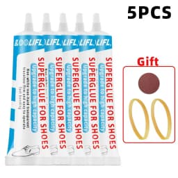 Loolifl, 60ml Strong Universal Shoe Glue Professional Repair Sports Shoes/Boots/Leather Cracks, Safe and Stable