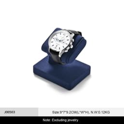 Oirlv Wrist Watch Display Stand Microfiber Watch Storage Rack Necklace Bracelet Organizer Rack Bangle Watch Holder Showcase Rack