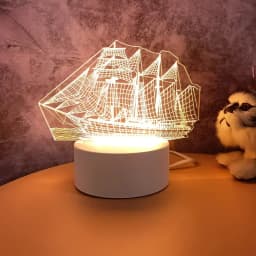 3D Lamp Acrylic LED Night Lights Bear Dinosaur Child Night Light Led for Bedroom Decoration Christmas Decor Wedding Party Favors