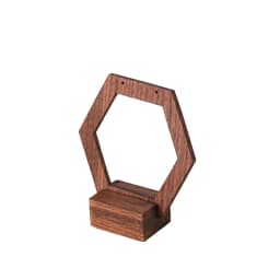 Wooden Jewelry  Rack Earring Display Stands Walnut Earrings Ear Stud Holder Organizer Jeweler Packaging Box Card Case