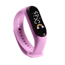 Children Multicolor Watch Led Digital Wrist Watches For Boy Girl Outdoor Sport Watch Display Week Life Waterproof Watches