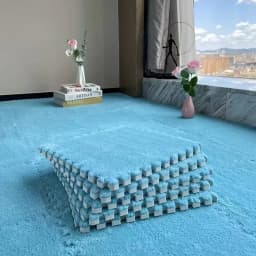 4-20 Piece Plush Play Mat for Babies BPA-Free Interlocking DIY Children's Play Mat Home Decor Floor Protection Carpet