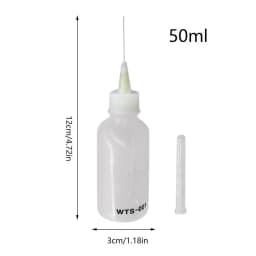 50ML Plastic Liquid Alcohol Bottle For Dispenser Rosin Solder Flux Paste For Phone PCB Cleaning Welding Repair Tools