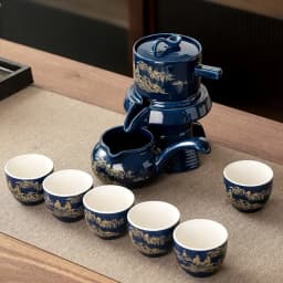 Automatic Kungfu Tea Set Household Simple Pot Cup Ceramic