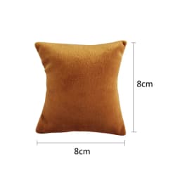Multi-Color Velvet Jewelry Display Pillow - Watch Bracelet Bangle Anklet Organizer Hand-held Fashion Accessory Holder