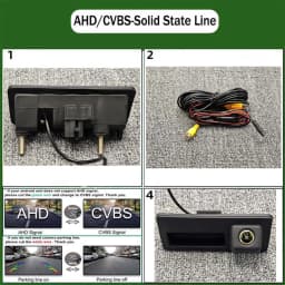 HD Reversing Camera for Audi Q3 MQB 2013 2014 2015 2016 2017 2018 2019 /Night Vision Backup Rear Camera/Car Handle Camera