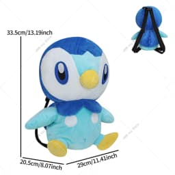 11 Styles Pokemon Plush Backpack Mimikyu Eevee Gengar Charizard Gyarados Psyduck Backpack Gifts for Children Adults