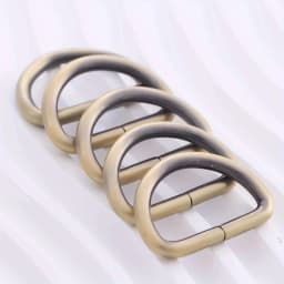 10pcs Metal D Ring Strong Webbing Dee Ring Buckle for Bag Strap Belt Purse DIY Bag Accessories