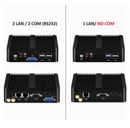 Fanless Industrial Mini PC Intel J1900 Quad Cores 2xGigabit Ethernet 4xUSB WIFI Windows10 Micro Computer