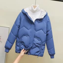 Down Padded Jacket Female 2022 New Women's Short Cotton Coat Women's Korean Version of the Warm Jacket Loose Cotton Jacket Tide