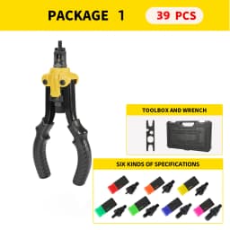 Hand Rivet Nut Gun Insert threaded Mandrels Manual Riveters Nut Gun for Riveting Rivnut Tool M3 M4 M5 M6 M8 M10 M12 Nuts Toolbox