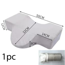 U-shaped Eyelash Extension Pillow Curved Memory Foam Bed Pillow Ergonomic Headrest With Neck Support For Beauty Salon Tools