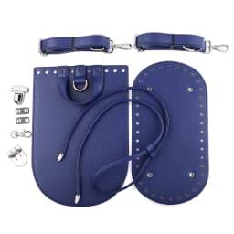 1Set Handmade Handbag Bag Set Leather Bag Bottoms With Hardware Package Accessories HandBag Shloulder Straps DIY Women Backpack