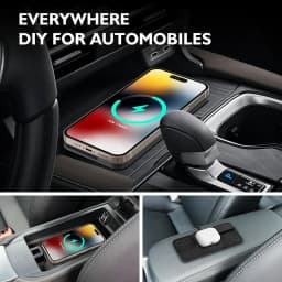 20W Fast Car Wireless Charger Pad For iPhone 16 15 14 13 Samsung Huawei AirPods Phone Non-slip Quick Car Wireless Charging Stand