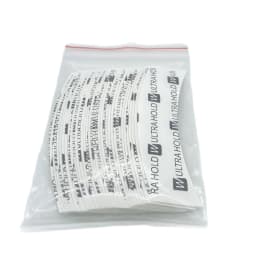 36 Pieces 4 Shape 7.6 cm * 2.2 cm White Ultra Hold Tape Lace Front Tape Arc Double Sided Tape for Toupee Wig Adhesive