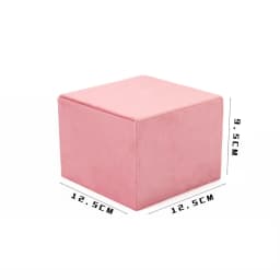 High End Pink Velvet Jewelry Display Props Ring Earrings Holder Necklace Bracelet Tray Organizer Jewelry Store Window Display