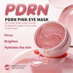 PDRN Pink Under-Eye Mask For Dark Circle And Puffiness Slip-resistant Eye Patches With Collagen Leave Skin Looking Youthful.