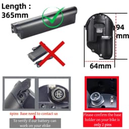 IGo CORE-EXTREME 3.1 EBike Battery 36V 13Ah 15Ah 17.5Ah 48V 13Ah 12Ah 10.4Ah 14Ah For IGo CORE-EXTREME 3.1