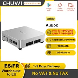 Chuwi Aubox Amd R7 8745Hs Mini Pc with Oculink 16Gb 512Gb Ssd Windows 11 4K 60Hz Display Wifi 6 Bt 5.1 Extend M.2 2t*2