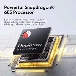 POCO M7 Smartphone Global Version Snapdragon 685 6.9-inch 144Hz FHD+ Display 7000mAh Battery 33W Charging 50MP Camera NFC