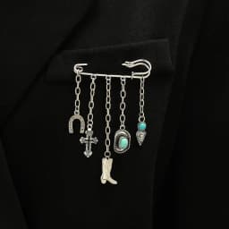 Adjustable Personality Bag Pendant Detachable Tassel Trouser Decorative Brooch Button Tightener Fixed Clothes Pin Waist Buckle
