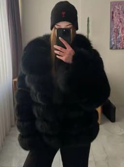 Women's Real Fox Fur Coat Detachable Transform Jacket Removable Vest Thick Warm Solid Fur Luxury Fashion