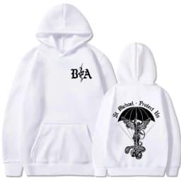 ST Michael Brothers in Arms Double Sided Print Hoodies Men's Women Clothing Fashion Sweatshirt Oversized Long Sleeve Pullovers