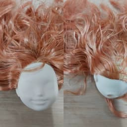 1/6 Makeup Doll Head Girl Dressing DIY Toy Parts Children Favor dongcheng san doubao