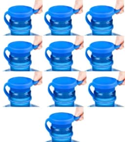 5 Gallon Water Jugs Cap Non-Spill Bottle Caps with Inner Plug Durable Thick Reusable Silicone Water Bottle Cover Drinking Bucket
