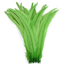 20/100Pcs 25-30CM DIY Rooster Feather Crafts Sewing Clothing Decor Plume Home Party Women's Feather Headwear Wedding Accessories