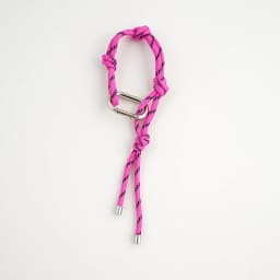 2024 New Woven Rope Keychain Bag Decoration Hanging Keychain Korean Style Acrylic Bead Heart Tassel Phone Case Bag Charms Y2k