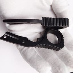 Black Aluminium Alloy Signet Ring for Knife Handle Parts, Just Suitable for Genuine C10/C11