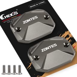 Chekis Is Suitable for Zontes 368g 368E 368K 368D 368m 501g Motorcycle Modification Parts, Brake Master Cylinder Cover, Aluminum Alloy Oil Tank Cover, Hydraulic Oil Tank Decorative Cover