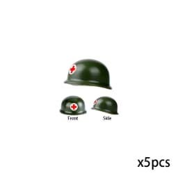 Military Printed Hats Building Blocks Army Helmets Camo MOC Soldiers Helmets Accessries educational Brick