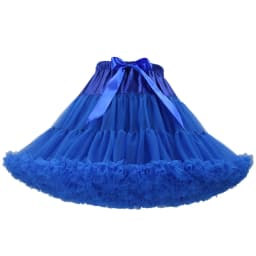ARBXD Women Tutu Skirt Solid Fluffy Tulle Princess Ball Gown Pettiskirt Ladys Ballet Party Performance Dress for Women's Clothes