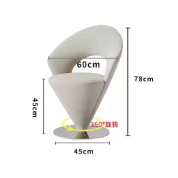 Italian Light Luxury High-end Dressing Stool Girls Bedroom Special Dressing Stool Designer Creative Cream Style Princess Chair