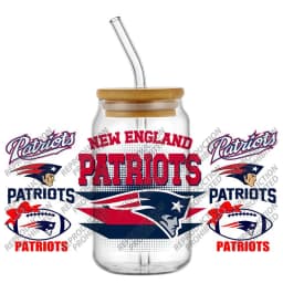 Waterproof Scratch Resistant 3D UV DTF Cup Wraps Vintage American Rugby Cold Transfer Stickers for 16oz Libbey Glass