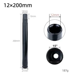 1/4pcs Ceiling Leveling Sleeve Lengthening Hollow Screw Nut Hexagon Socket 1/2inch Quad Connector For Drilling Installation