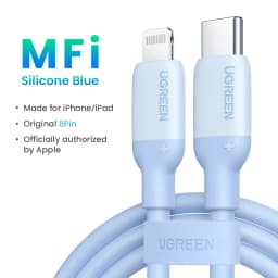 UGREEN MFi 20W PD USB C to Lightning Cable for iPhone 14 13 12 Pro Max Fast Charging for iPad Phone Type C Cable