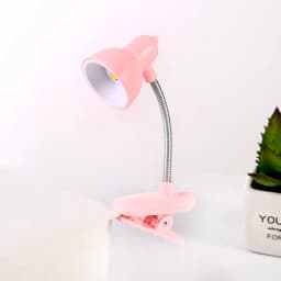 Mini LED Clip Desk Lamp Eye Protection Study Read Book Night Lamp Cute Creative Student Dormitory Warm Lighs Battery Table Light
