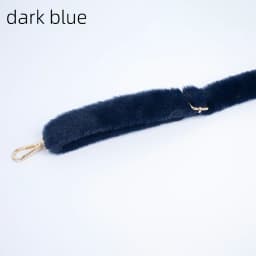 1 Pc Winter Warm Long Length Adjustable Plush Bag Strap Replacement Furry Belt for Women Shoulder Crossbody Bags Accessories